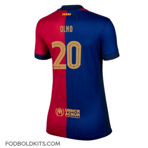 Barcelona Dani Olmo #20 Hjemmebanetrøje Dame 2024-25 Kortærmet